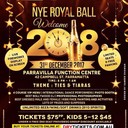 NYE Royal Ball - Welcome 2018 @ Parramatta Organized By : DESI DREAMZDate : 31-Dec-2017Venue : Parra Villa Function Lounge PARRAMATTAAddress : 42 Campbell Street Paramatta NSW 2150Contact Number : 0421259078Email : nitin@sursangam.com.auBook tickets:http://drytickets.com.au/event/nye-royal-ball-welcome-2018/Theme : Ties and Tiaras On 31.12.2017 from 8pm – 1amAt Parravilla Function centre42 Campbell St, ParramattaAttractions: 4 Course VIP menuInternational Dance PerformersPhoto BoothBest Bollywood DJProfessional PhotographersBest Dressed Male and FemaleKids Face Painting and ActivitiesLots of Prizes and SurprisesUNLIMITED BEER/WINE/SOFT DRINKS (BYO SPIRITIS)Tickets:$75pp, Kids 5-12: $45, Under 5 free (no seat provided), Group Discount AvailableTickets and Inquiries:Nitin Madan: 0421259078, Neerav Rastogi : 0423649084 , Kamal Athwal: 0412071277, Raj Bhandari: 0416703000Email: nitin@sursangam.com.au