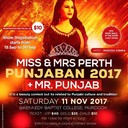 Miss & Mrs Perth Punjaban 2017 + Mr. Punjab on Demand!!Witness beauty, fashion and glitz come together ! Get set to witness Glamour, Style & Beauty all under one roof.SN PRODUCTIONS presents Miss & Mrs Perth Punjaban 2017.It is a beauty contest & its related to Punjabi culture and tradition. Mainly focused on bringing the families to together and enjoy some culture. We truly celebrates womanhood by encouraging women with Indian roots to embrace Indian Punjabi culture and heritage. This contest will remind people of their rich heritage of culture and an act of relaxing moments in their busy life. There will be various sections to the contest - We are conducting 4 different rounds to judge the participants. Event Details:When – Saturday November 11, 2017Where – Kennedy Baptist College, MurdochTimings - 3:00 PM to 6:00 PMShow Registration starts from 15 Sept to 30 Sept.REGISTER HERE : https://www.premiertickets.com.au/mmp-registration/Facebook : https://www.facebook.com/snproductions17/Event HighlightsFashion and Cultural ExtravaganzaKids ramp walk (1-6 yrs)Question and Answer sessionCrowning CeremonyEntertainmentEvent Terms and ConditionsNo ticket for infant (0-2yrs) A valid Photo ID required for entryStrictly Non-Alcohlic family showAmple Free Parking