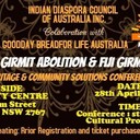 Fiji Girmit Divas 2018 in Sydney, 28th AprilEvent DetailsVenue: 31 Graham St, Doonside NSW 2767, AustraliaTime: 4:30 PMFacebook Page - https://www.facebook.com/events/179966349448569/Ticket Price: $20